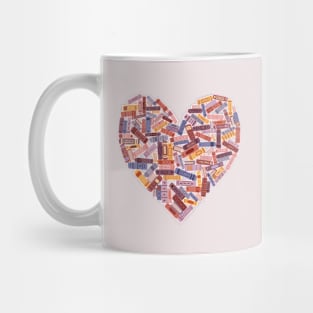 Book Lover - Pink and Purple Mug